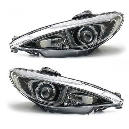 چراغ جلو پژو ۲۰۶ طرح ۲۰۷ - بدون ضمانت تعویض